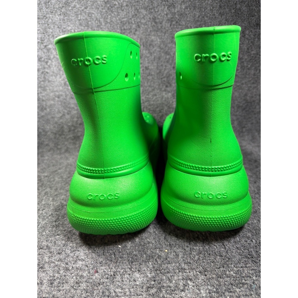 Crocs Classic Crush Rain Boot Grass Green Platform Unisex Mens 8 Womens 10 - Picture 4 of 7